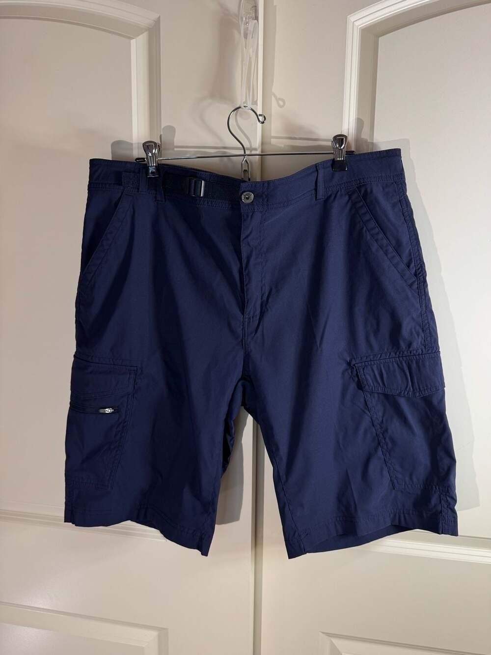 BC Clothing Men's Expedition Stretch Cargo Hiking Utility Shorts with Belt 38